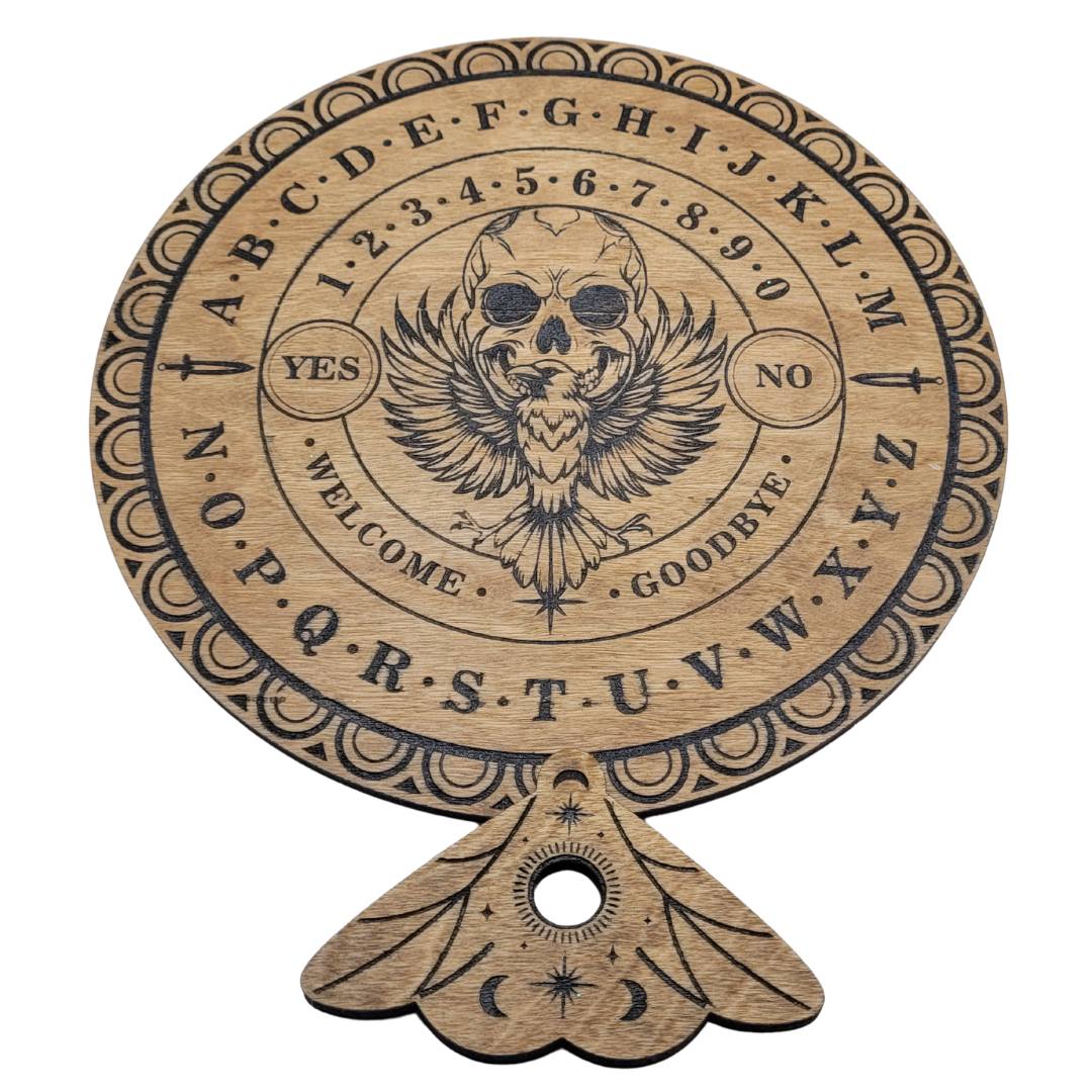 Ouija Board Skull and Eagle Design