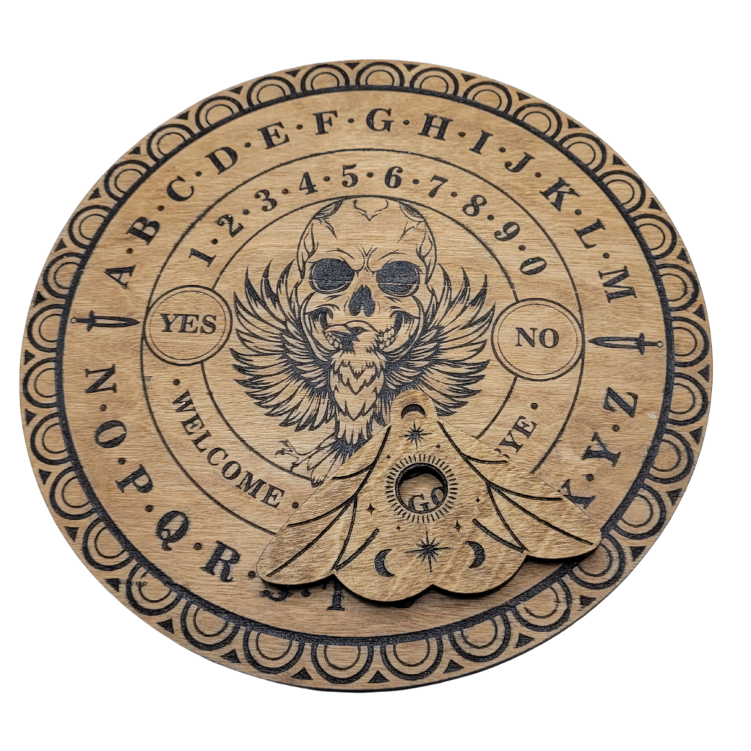 Ouija Board Skull and Eagle Design