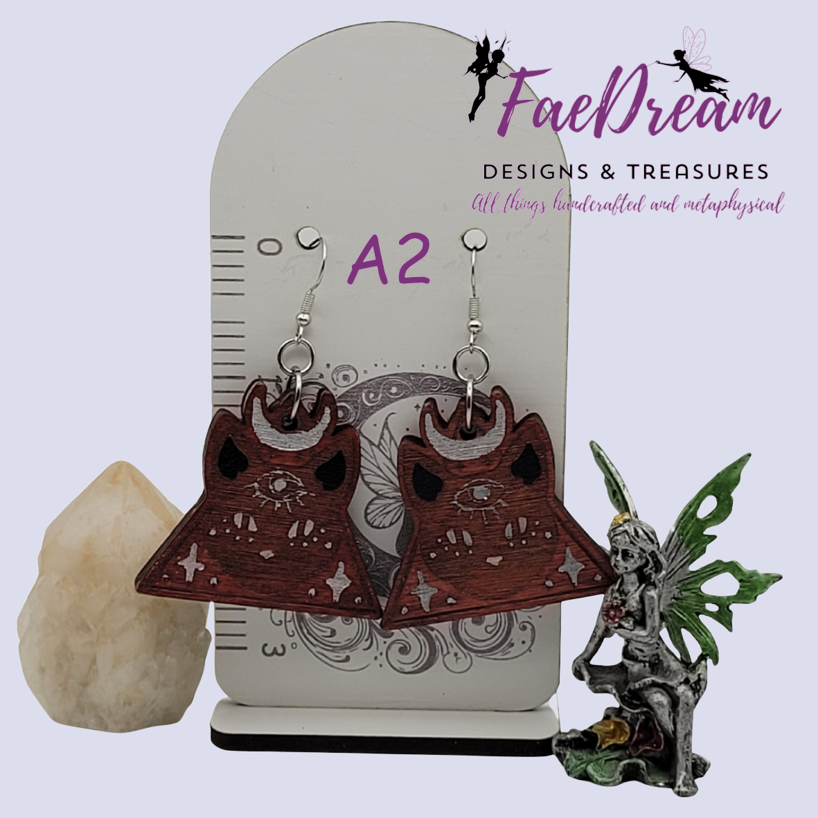 Handcrafted Mystical Earrings from the Enchanted Sky - Collection 1