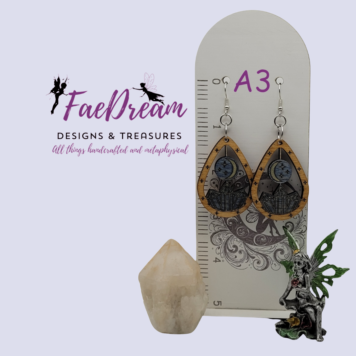 Handcrafted Mystical Earrings from the Enchanted Sky - Collection 4