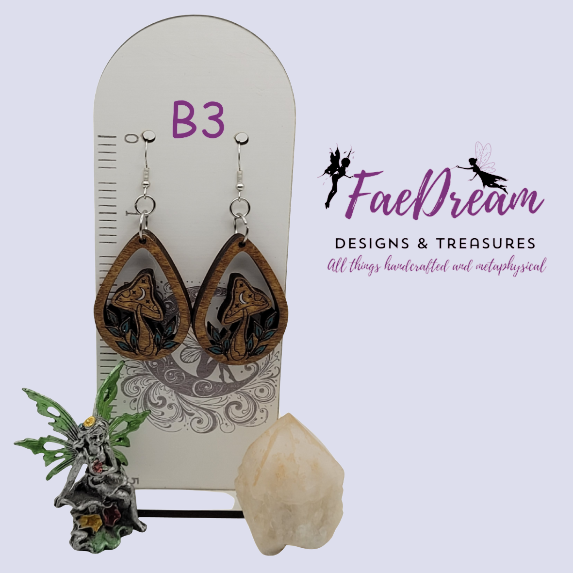 Handcrafted Mystical Earrings from the Enchanted Sky - Collection 4