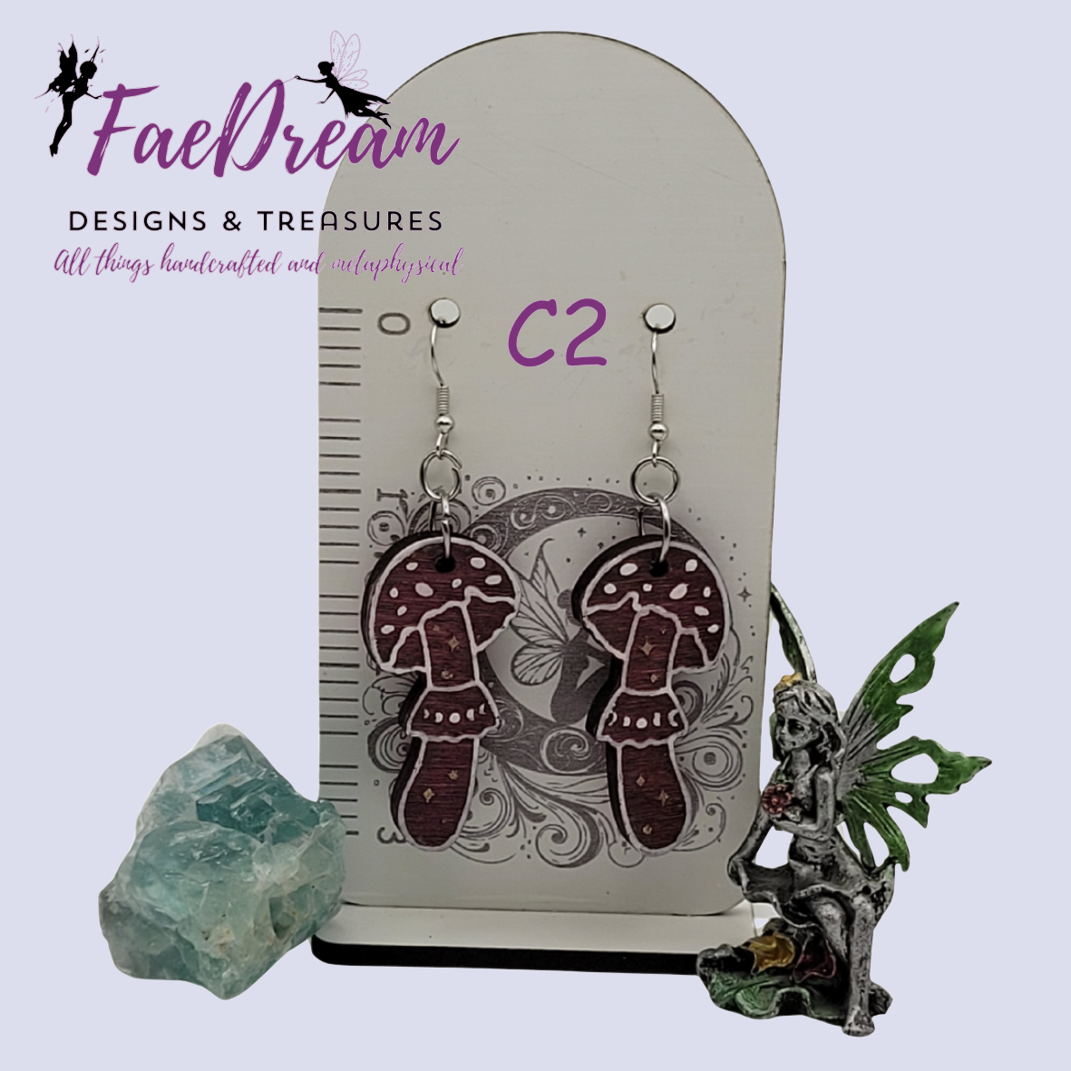 Handcrafted Mystical Earrings from the Enchanted Sky - Collection 1