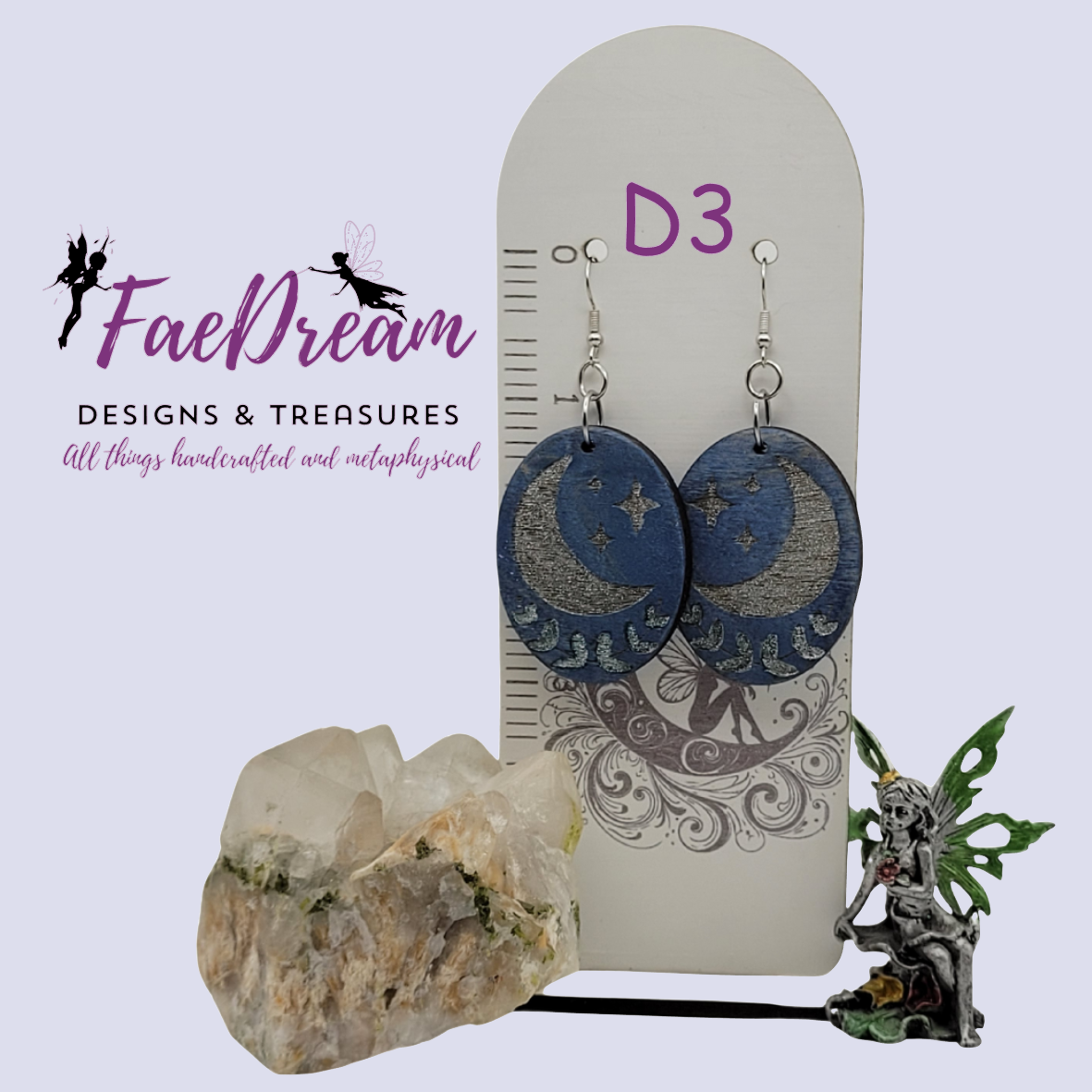 Handcrafted Mystical Earrings from the Enchanted Sky - Collection 4