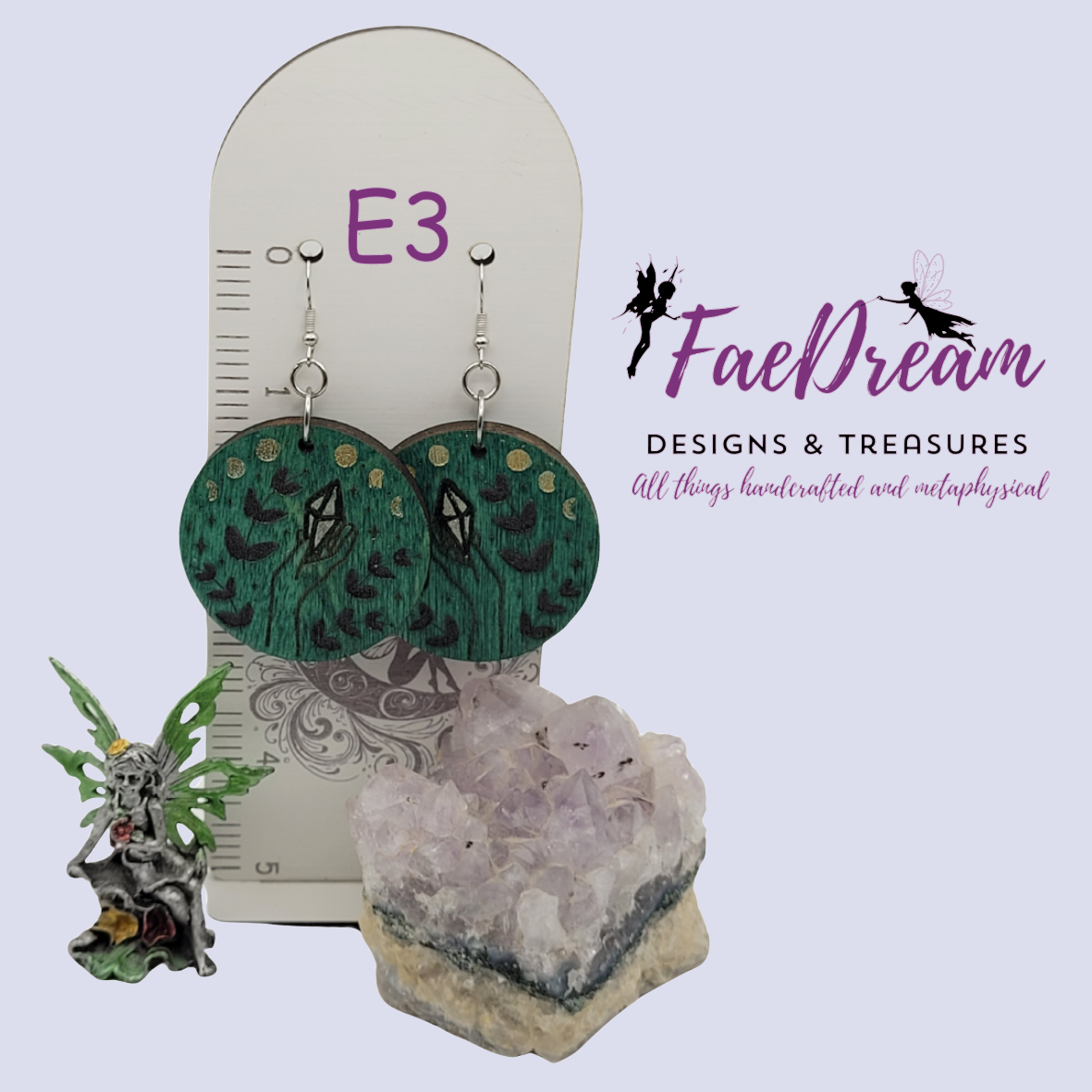 Handcrafted Mystical Earrings from the Enchanted Sky - Collection 4