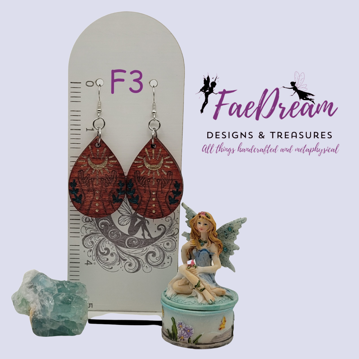 Handcrafted Mystical Earrings from the Enchanted Sky - Collection 5