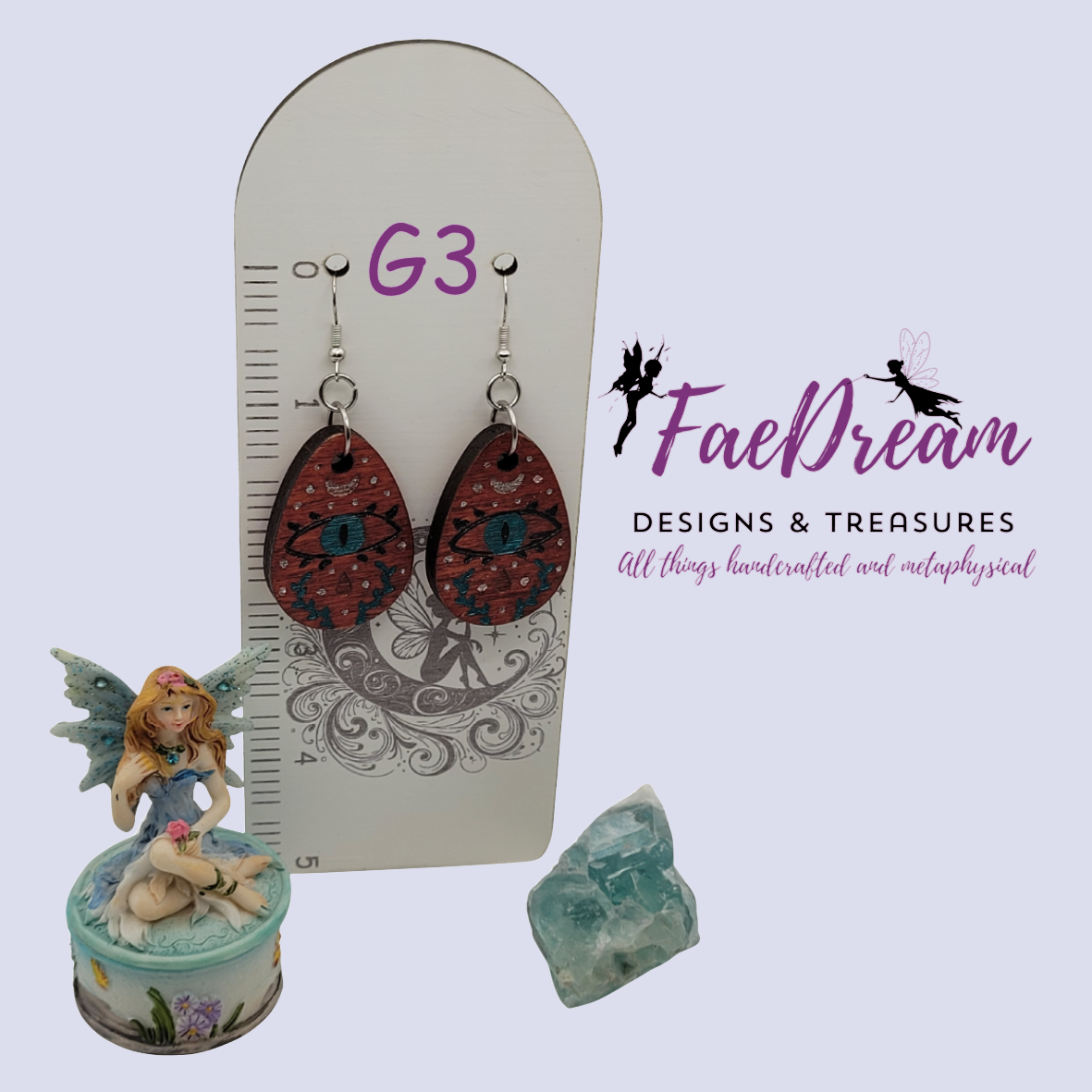 Handcrafted Mystical Earrings from the Enchanted Sky - Collection 5