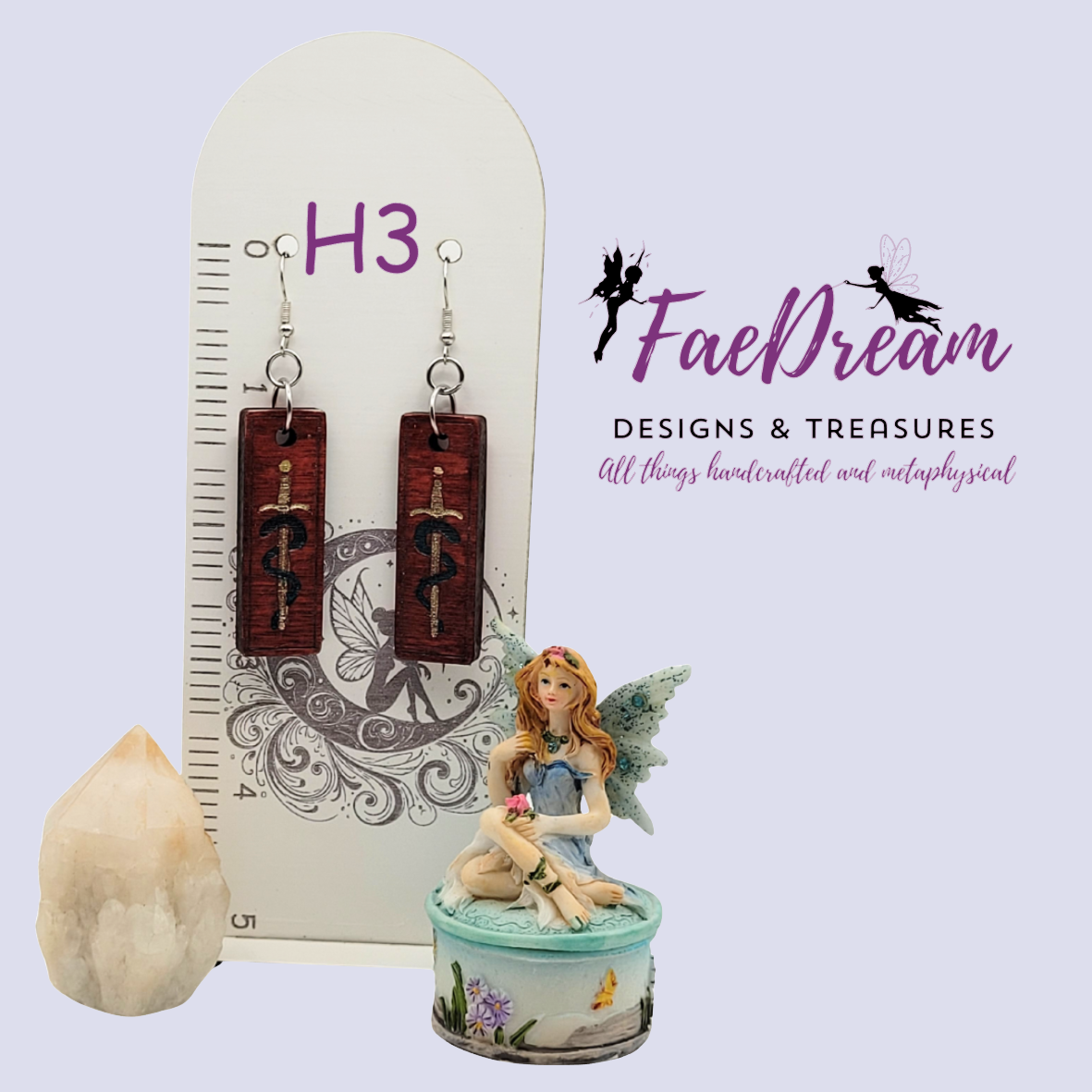 Handcrafted Mystical Earrings from the Enchanted Sky - Collection 5