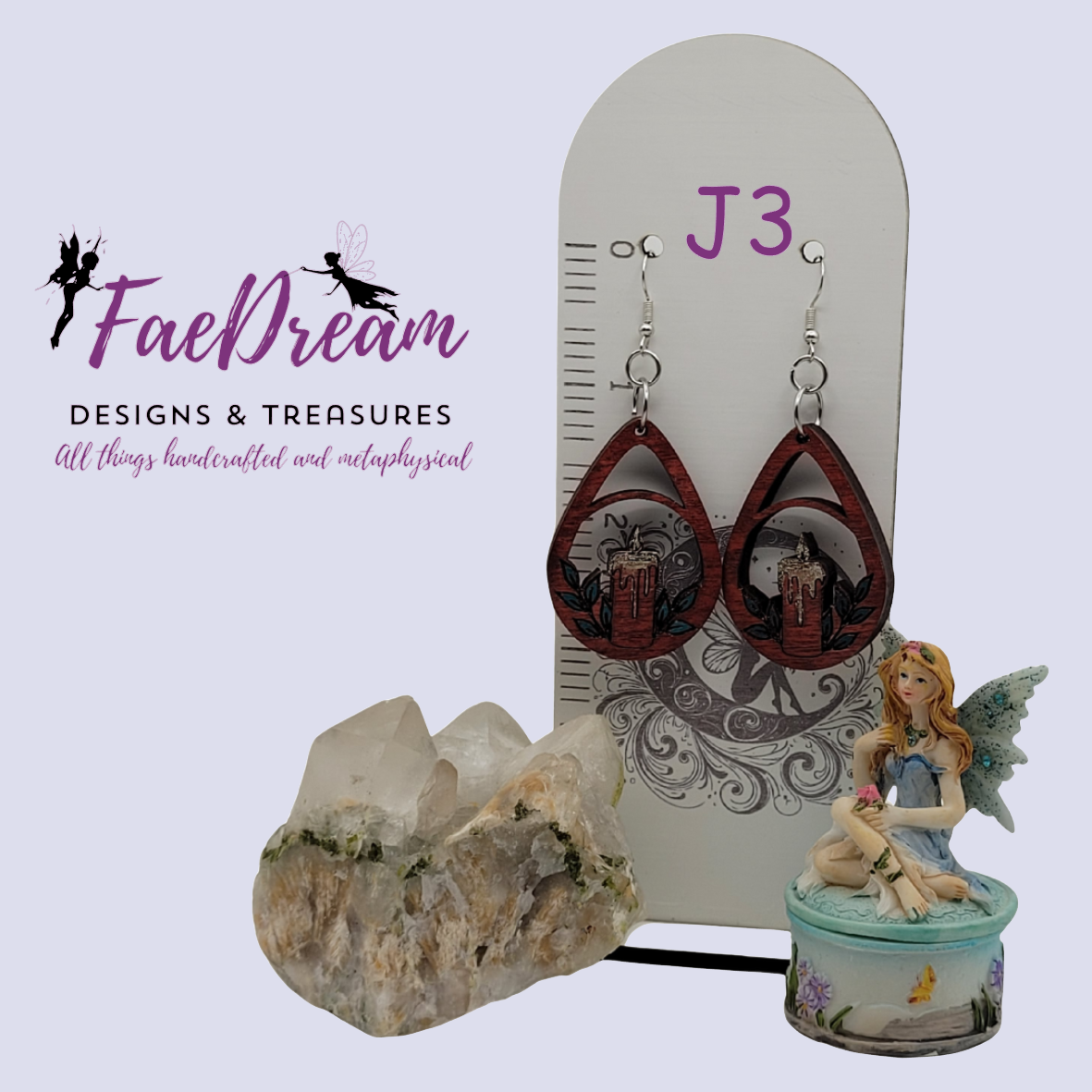 Handcrafted Mystical Earrings from the Enchanted Sky - Collection 5