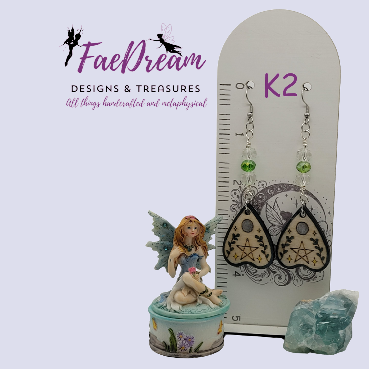 Handcrafted Mystical Earrings from the Enchanted Sky - Collection 3