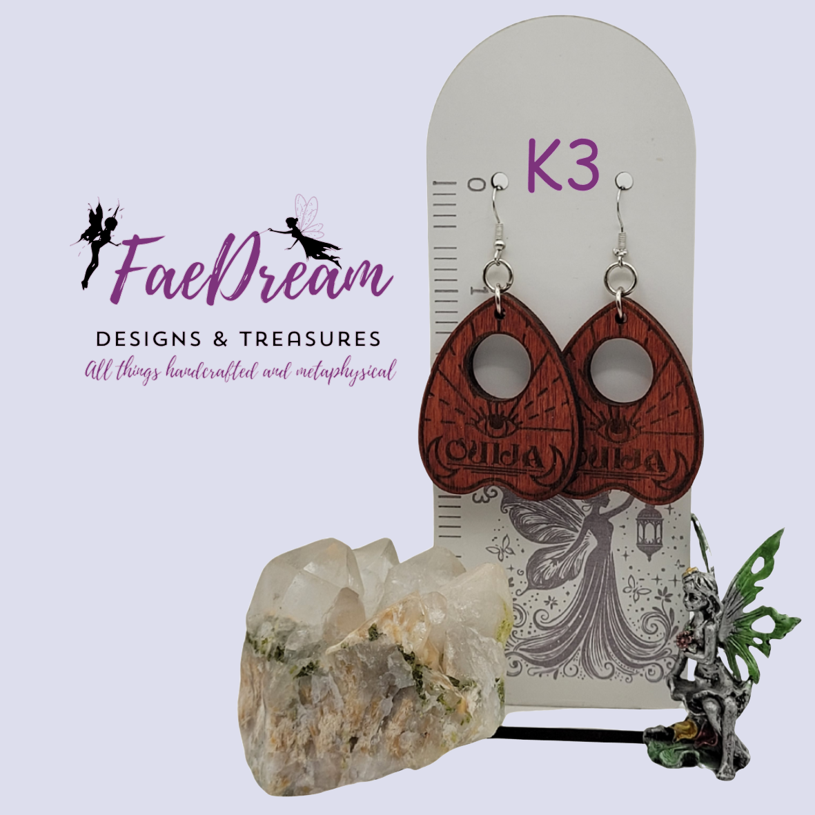 Handcrafted Mystical Earrings from the Enchanted Sky - Collection 6