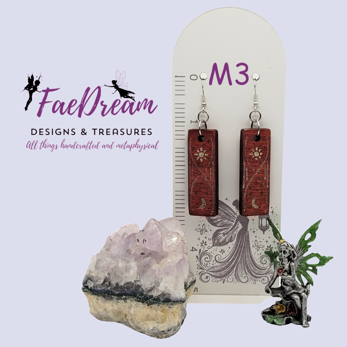 Handcrafted Mystical Earrings from the Enchanted Sky - Collection 6