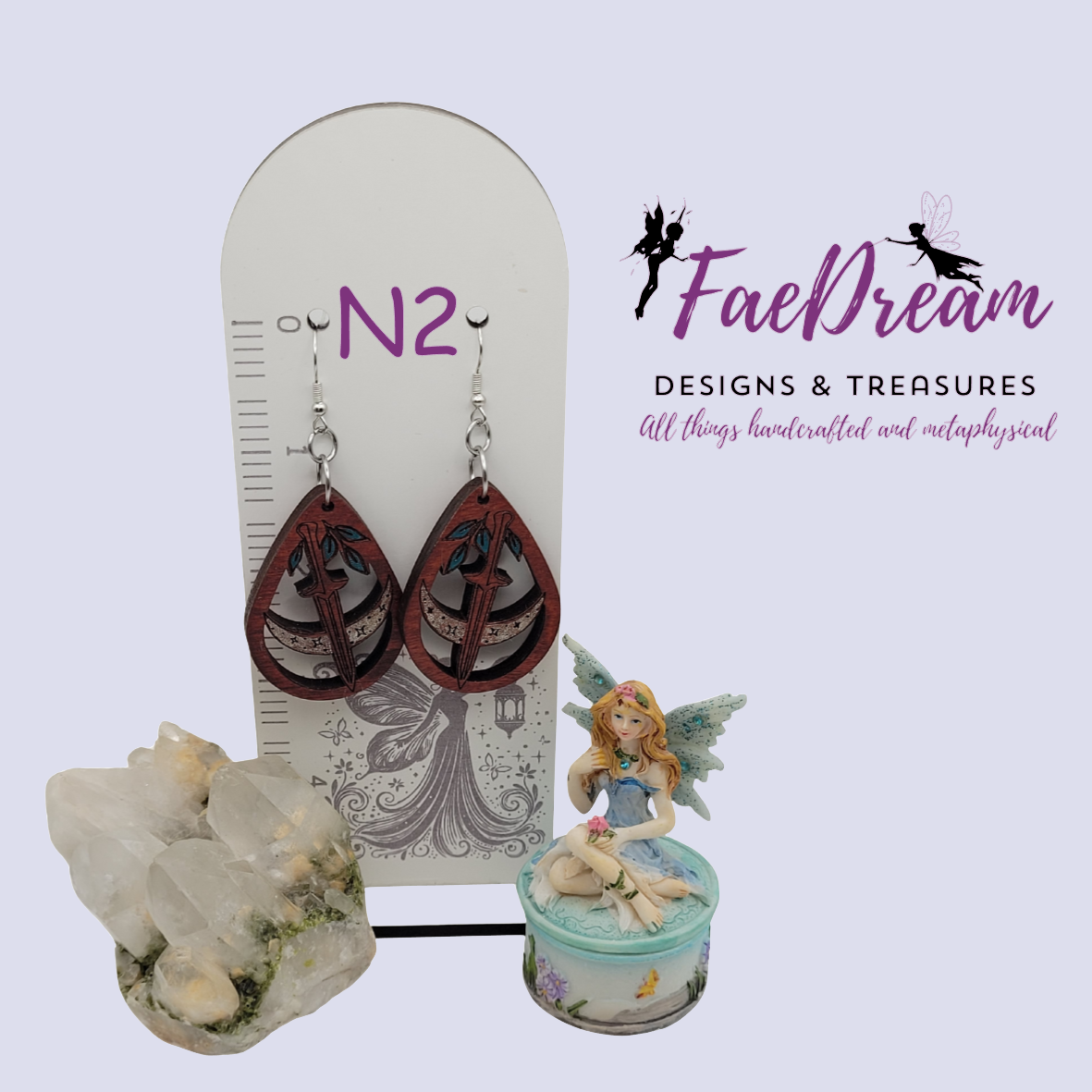 Handcrafted Mystical Earrings from the Enchanted Sky - Collection 3