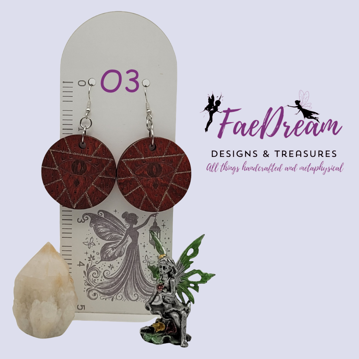Handcrafted Mystical Earrings from the Enchanted Sky - Collection 6