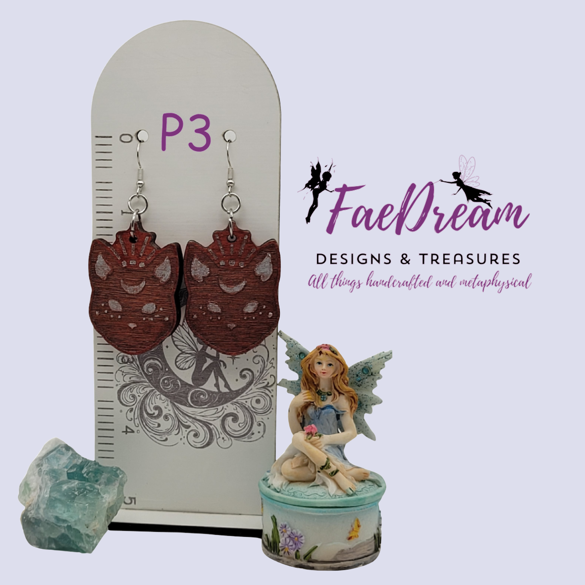 Handcrafted Mystical Earrings from the Enchanted Sky - Collection 7