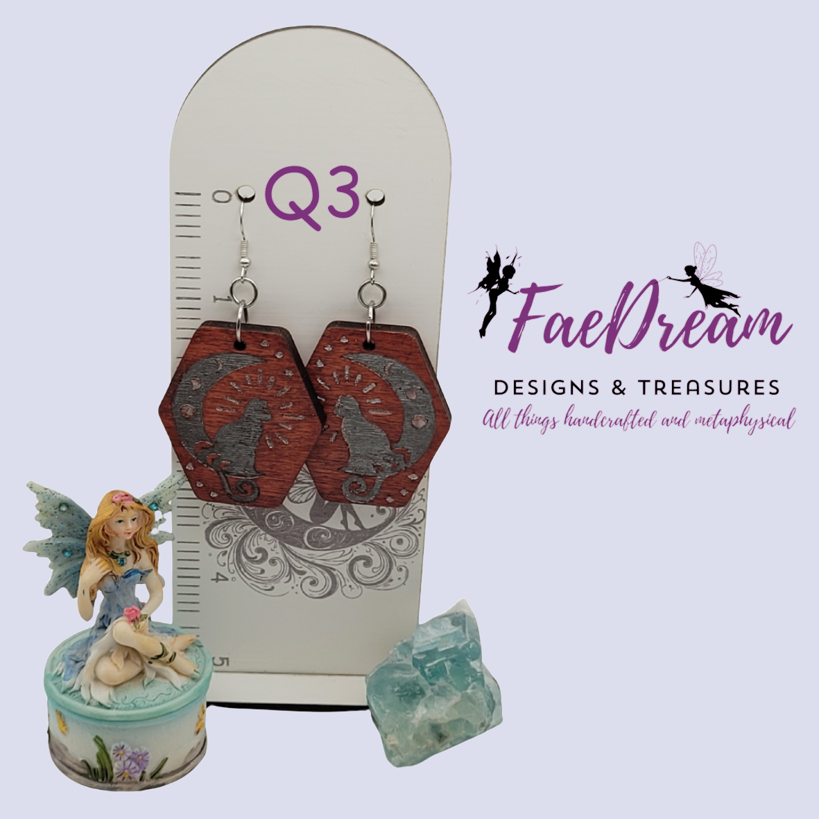 Handcrafted Mystical Earrings from the Enchanted Sky - Collection 7