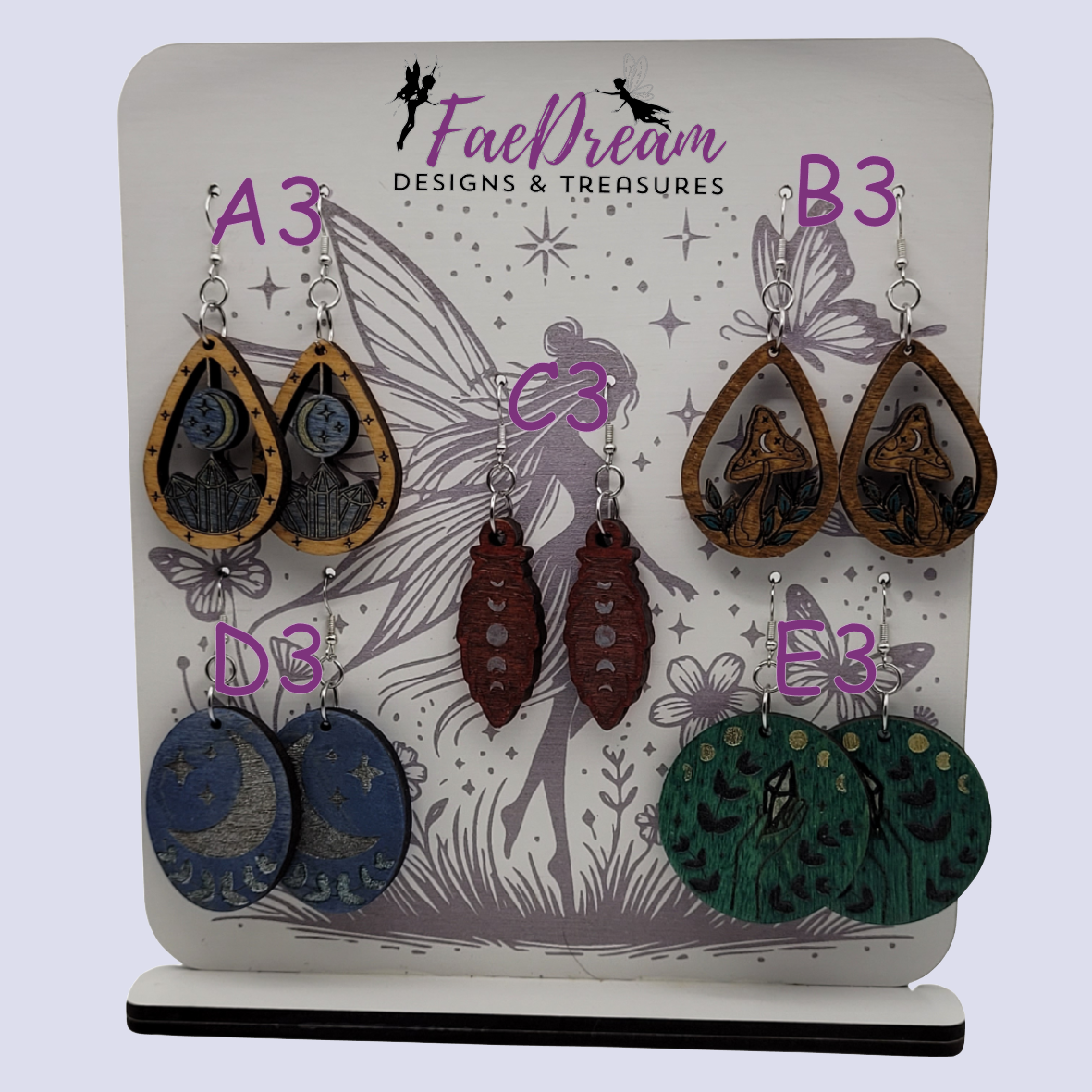 Handcrafted Mystical Earrings from the Enchanted Sky - Collection 4