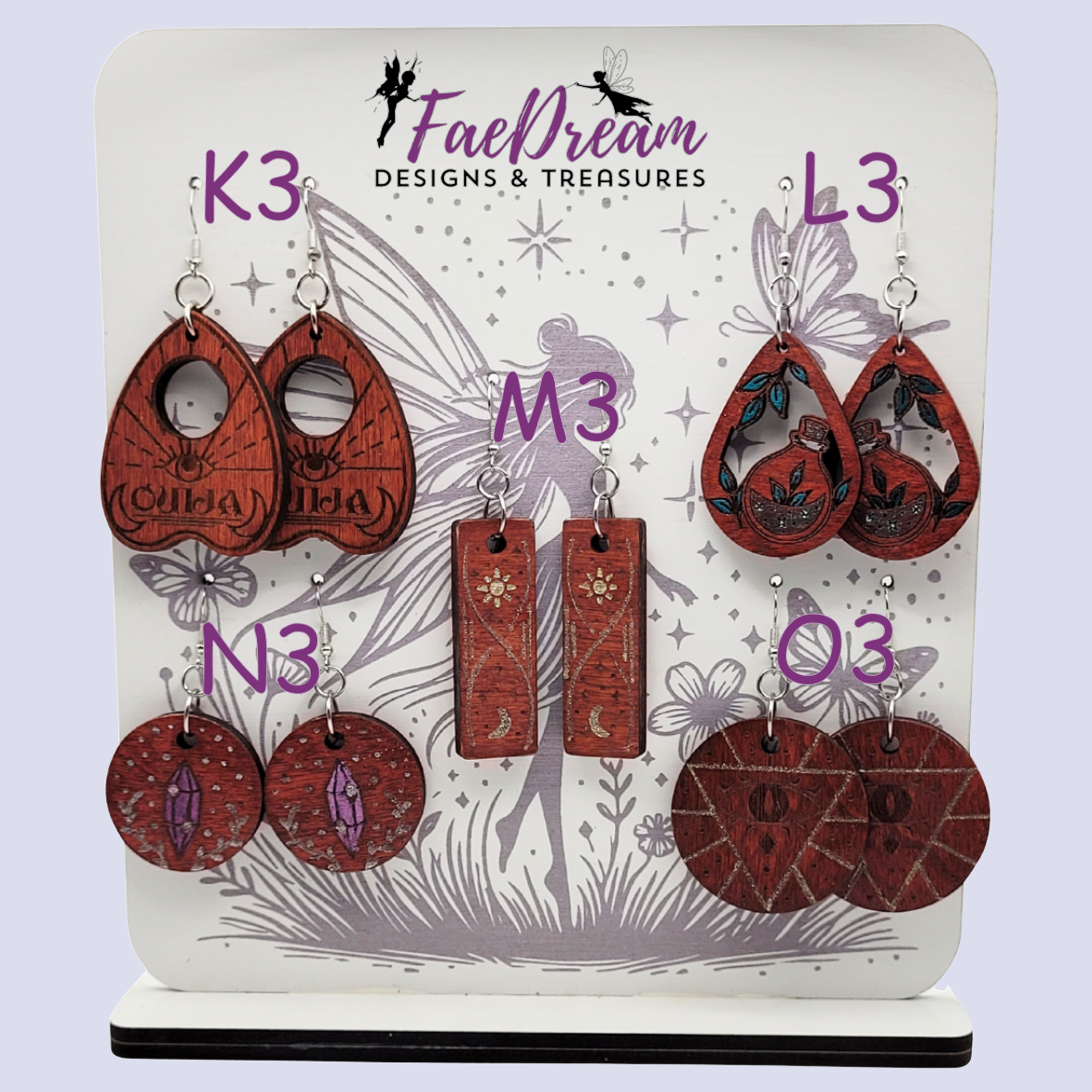 Handcrafted Mystical Earrings from the Enchanted Sky - Collection 6