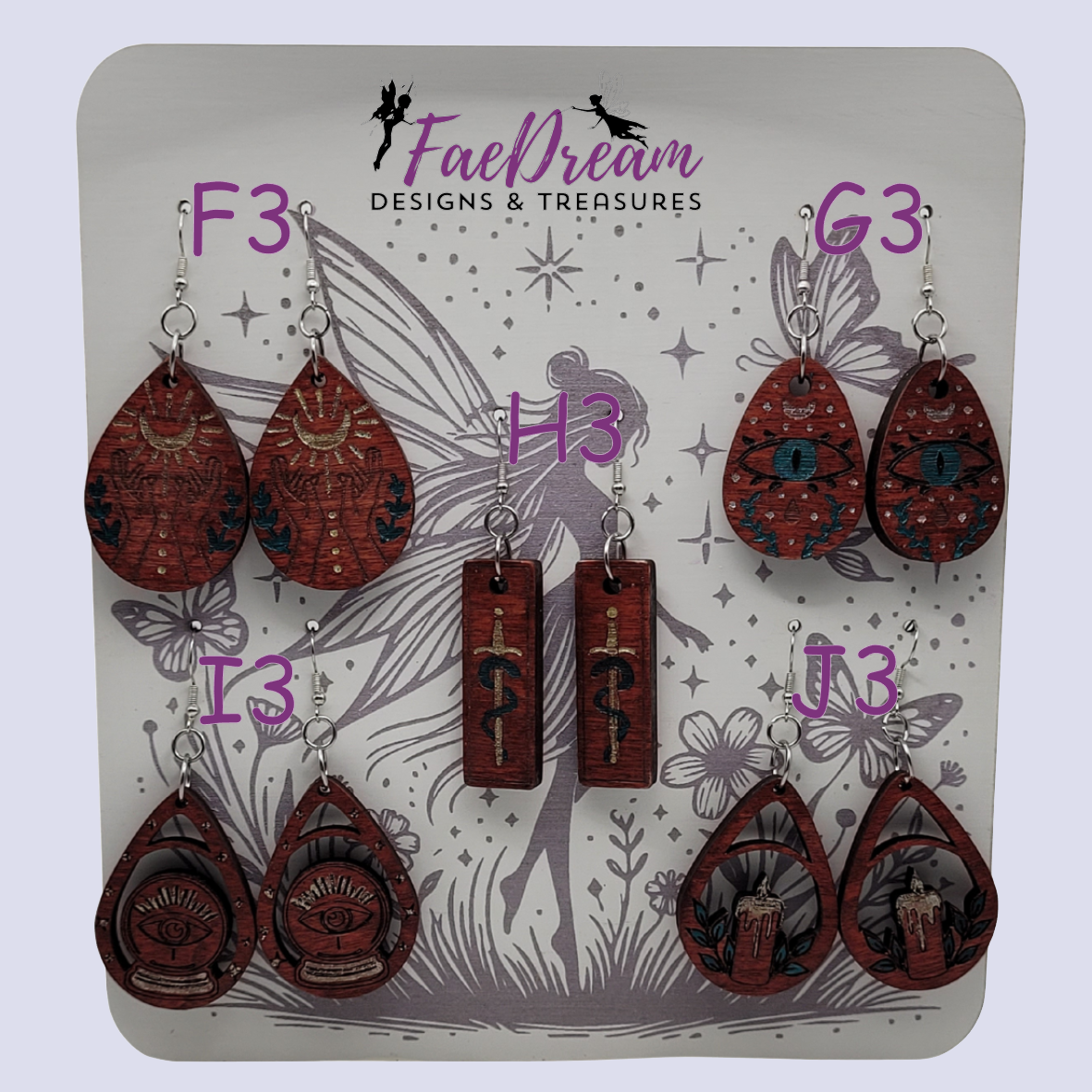 Handcrafted Mystical Earrings from the Enchanted Sky - Collection 5