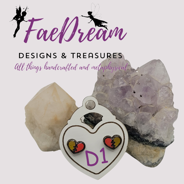 Handcrafted Valentines Day Stud Earrings - Hearts Galore Collection