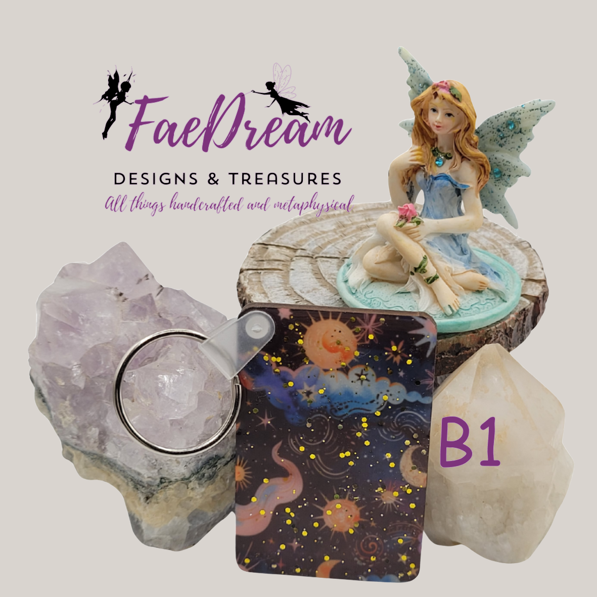 Handcrafted Keychains - Mystical Keychain Collection Part 1