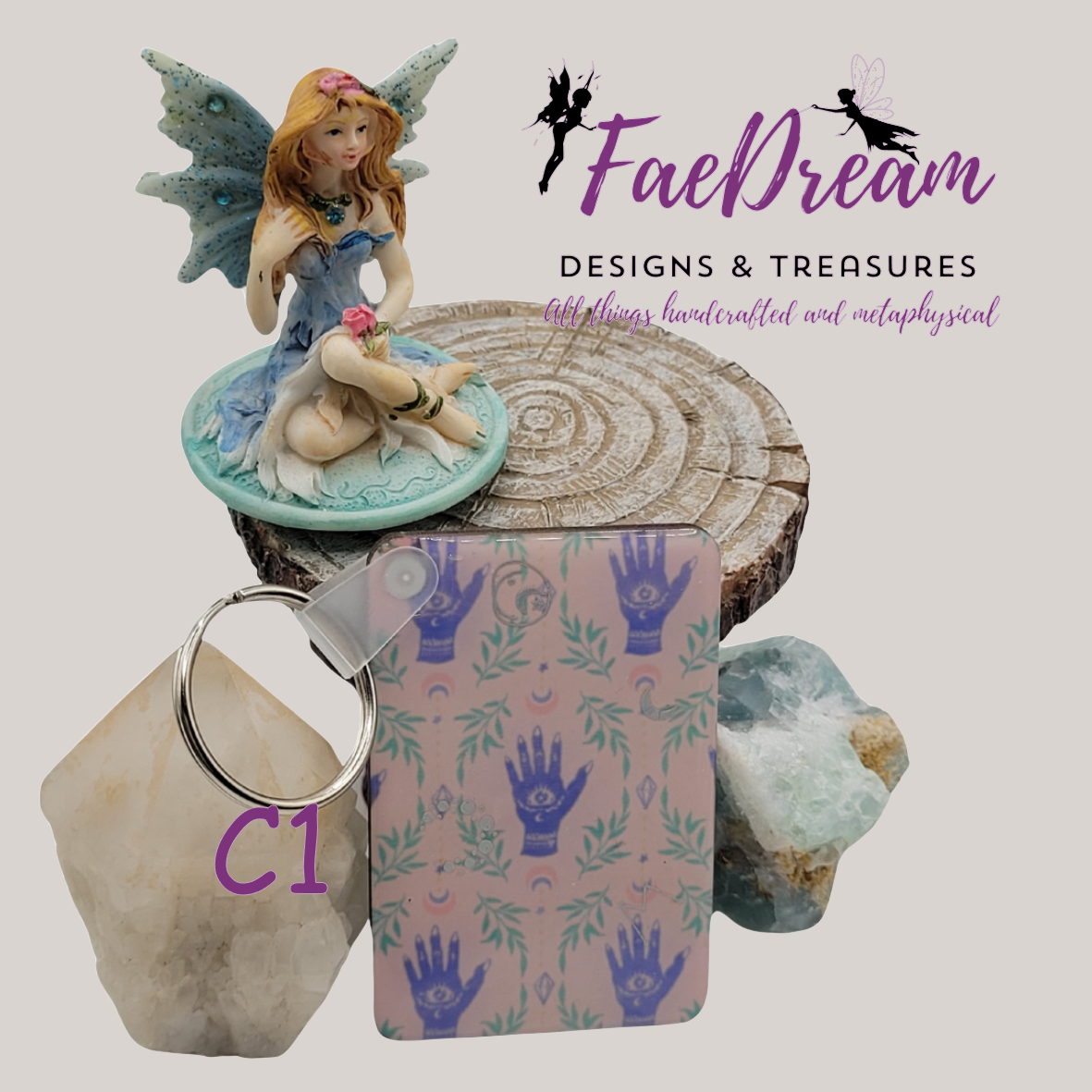 Handcrafted Keychains - Mystical Keychain Collection Part 1