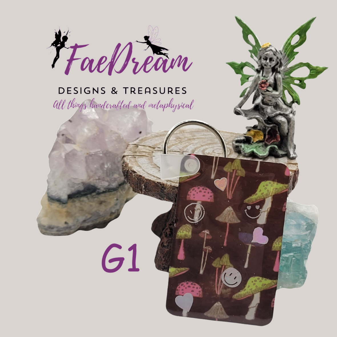 Handcrafted Keychains - Mystical Keychain Collection Part 1