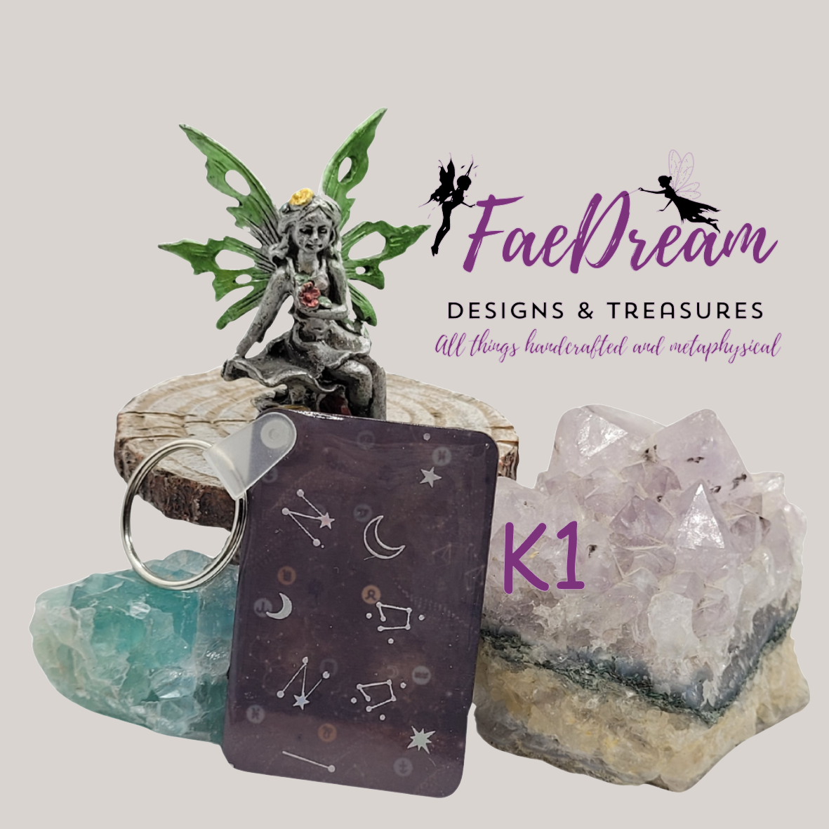 Handcrafted Keychains - Mystical Keychain Collection Part 2