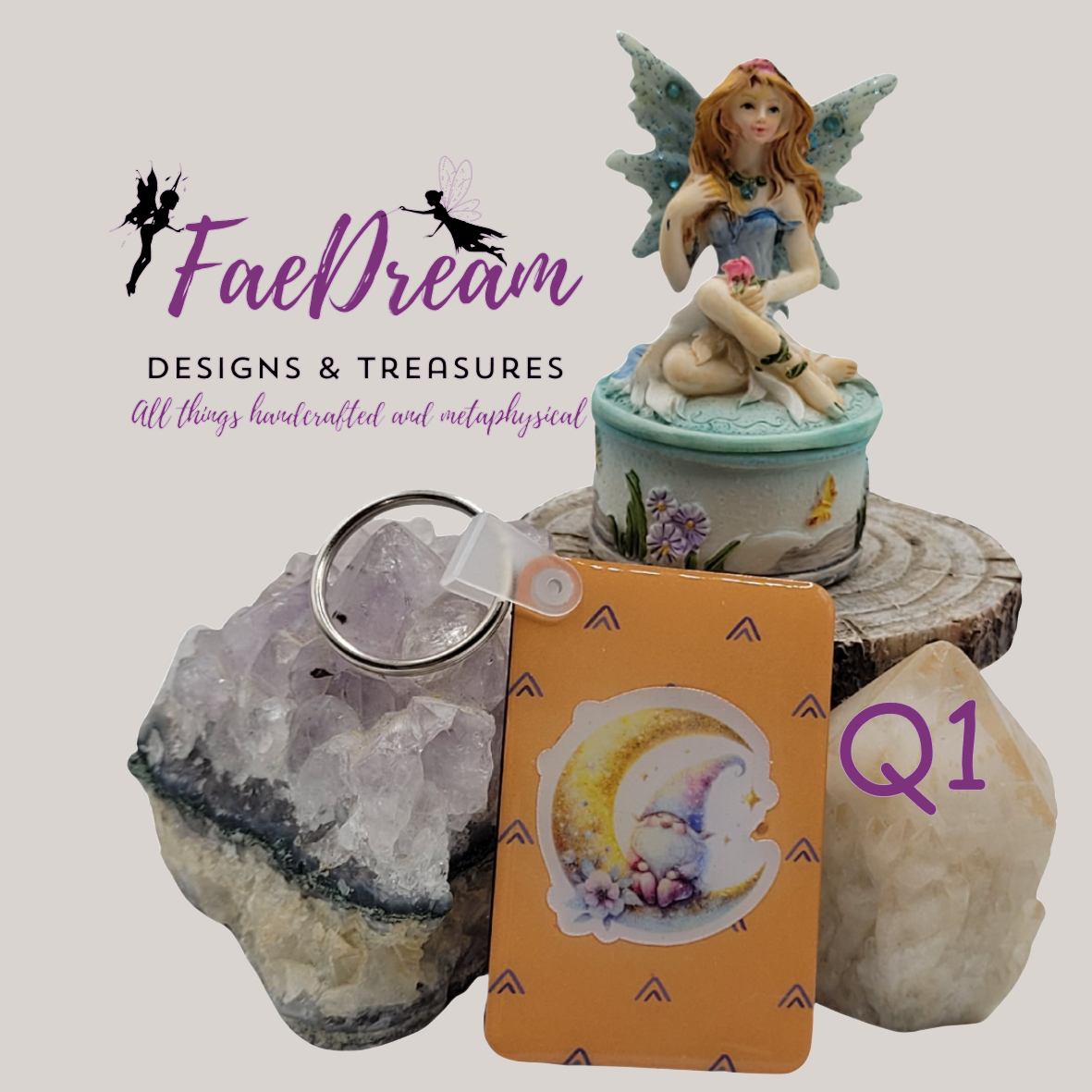 Handcrafted Keychains - Mystical Keychain Collection Part 2