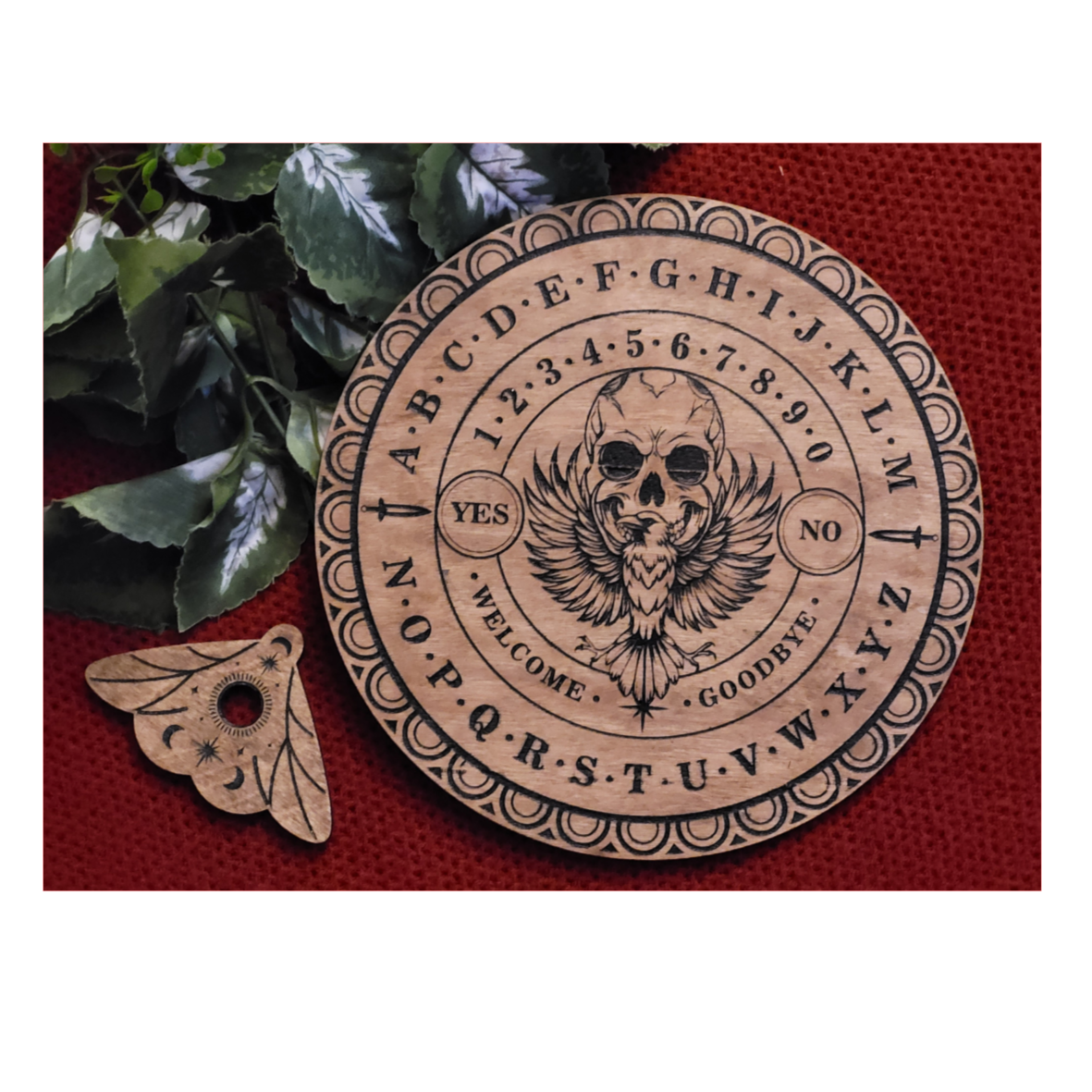 Ouija Board Skull and Eagle Design