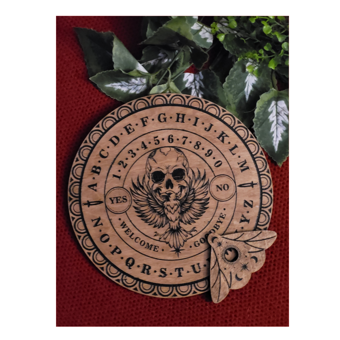 Ouija Board Skull and Eagle Design