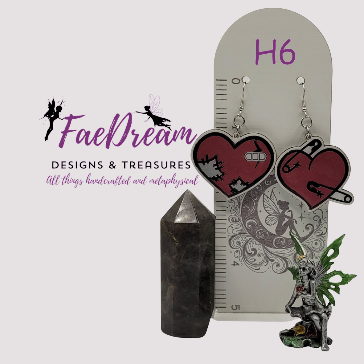 Handcrafted Valentines Day Hanging Earrings - Stupid Cupid Collection