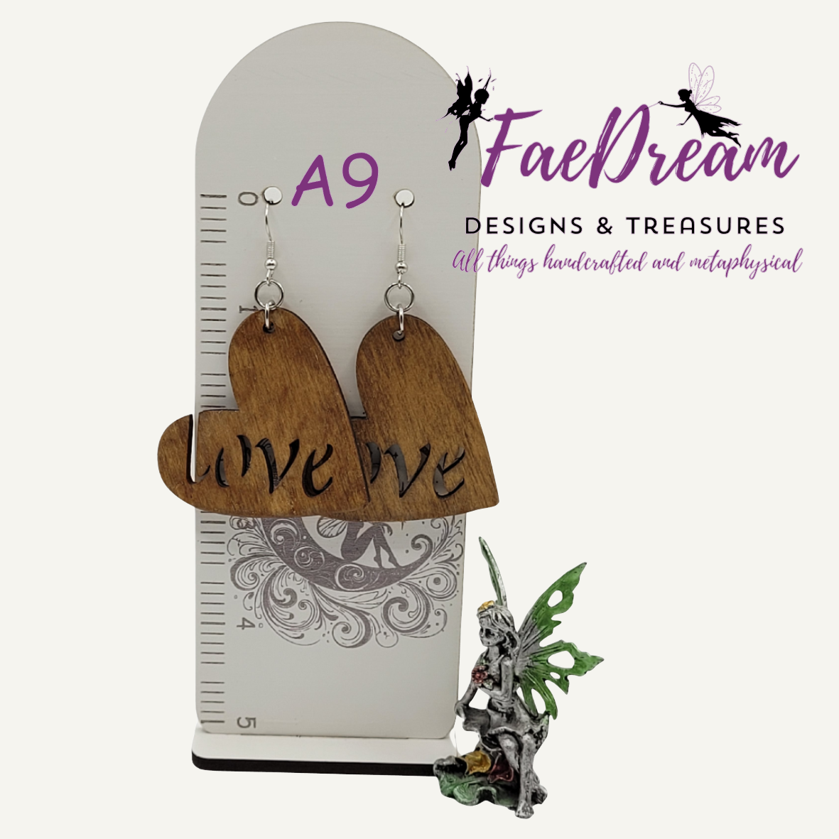 Handcrafted Valentines Day Hanging Earrings - Soul Mate Collection Part 1