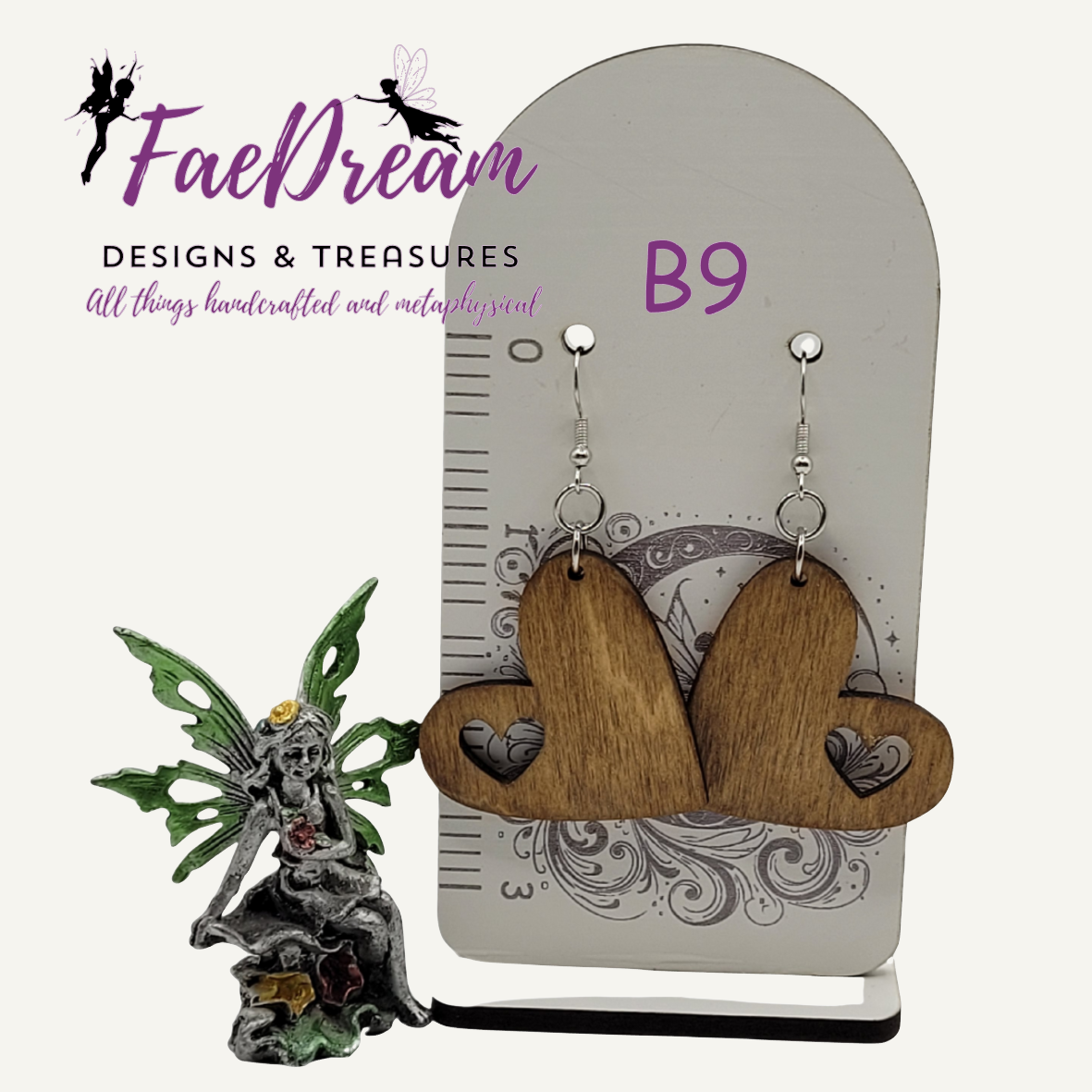 Handcrafted Valentines Day Hanging Earrings - Soul Mate Collection Part 1