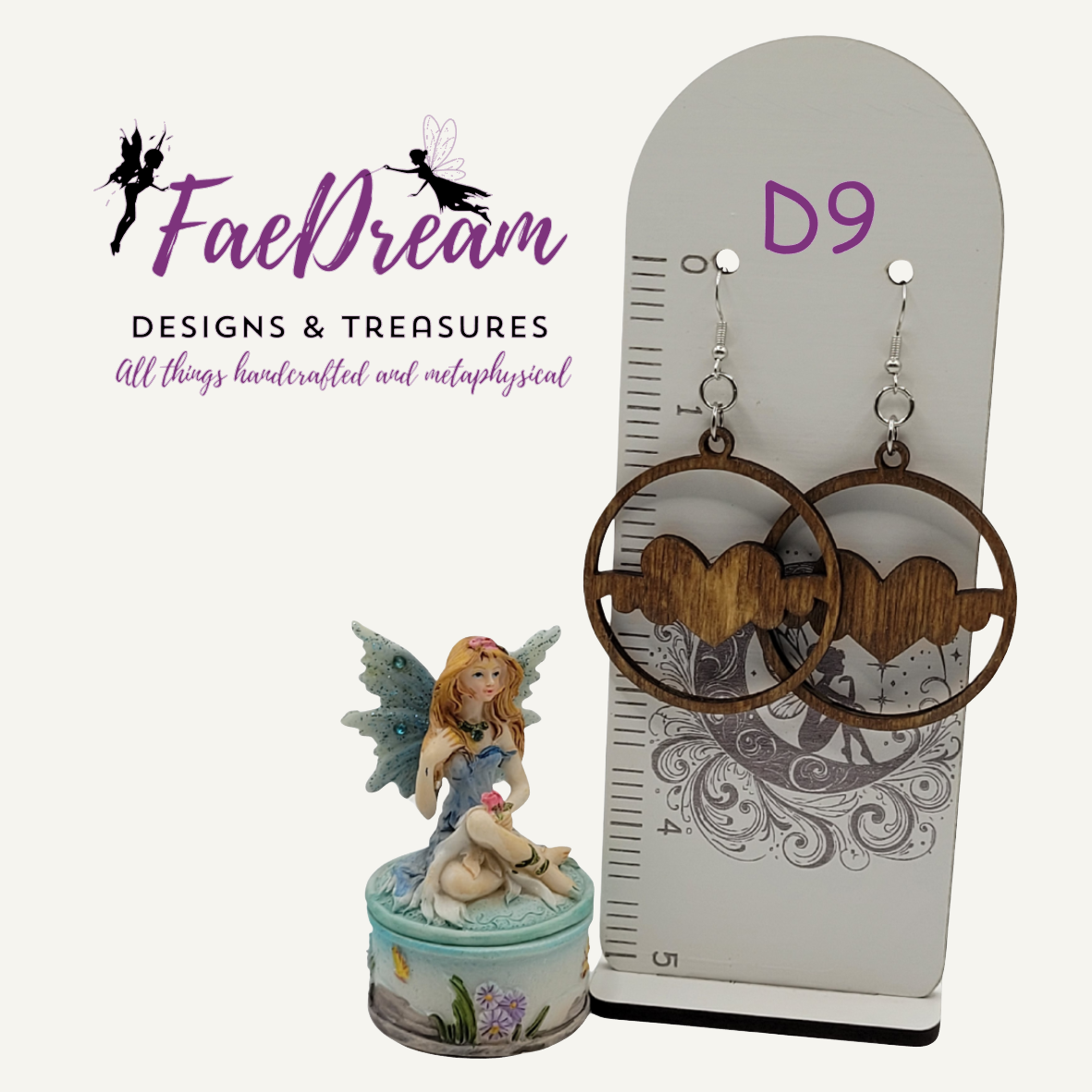 Handcrafted Valentines Day Hanging Earrings - Soul Mate Collection Part 1