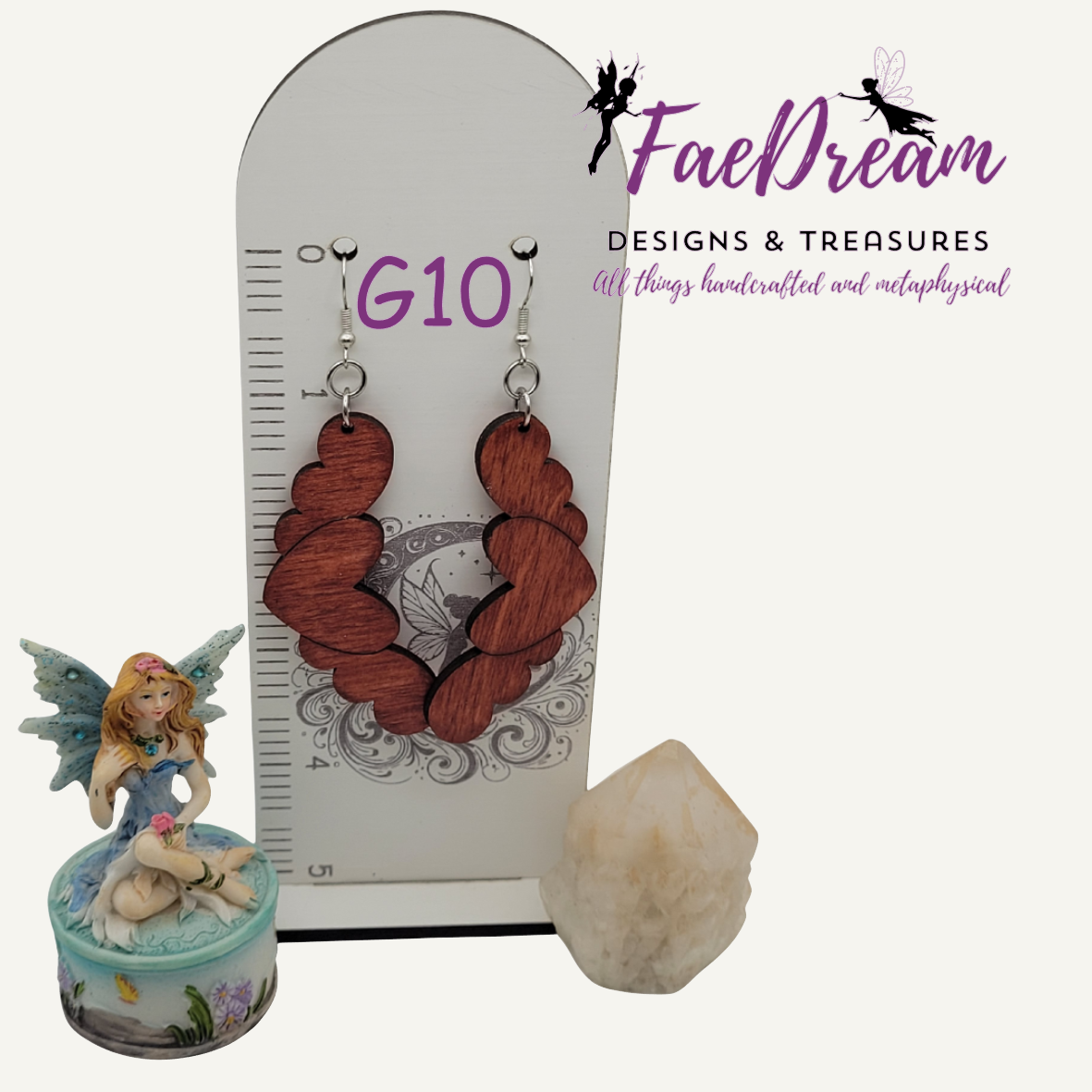 Handcrafted Valentines Day Hanging Earrings - Soul Mate Collection Part 2