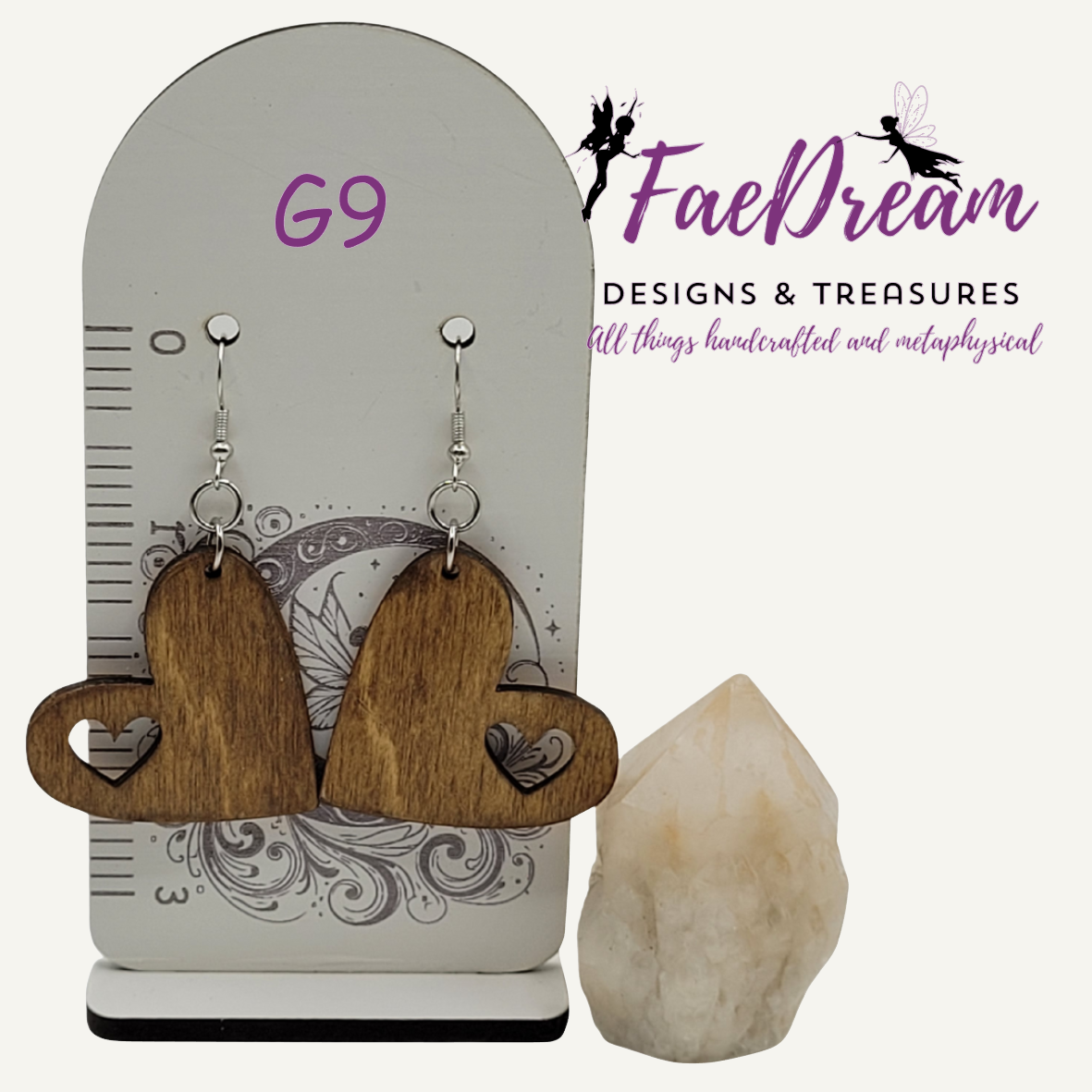 Handcrafted Valentines Day Hanging Earrings - Soul Mate Collection Part 1