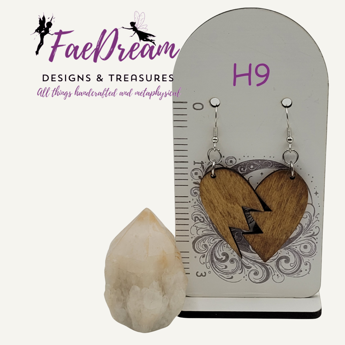 Handcrafted Valentines Day Hanging Earrings - Soul Mate Collection Part 1