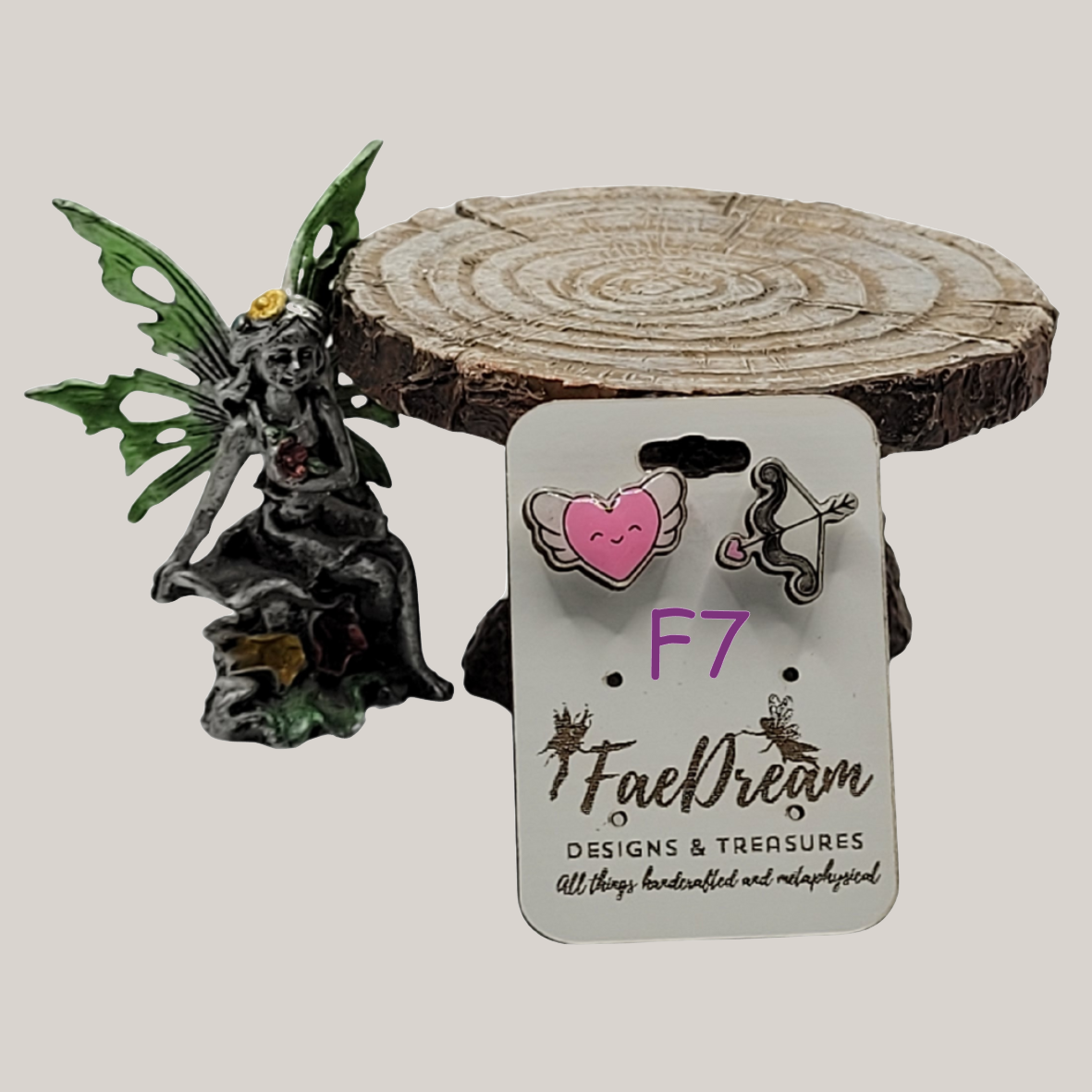Handcrafted Valentines Day Stud Earrings - Sweet Treats Collection