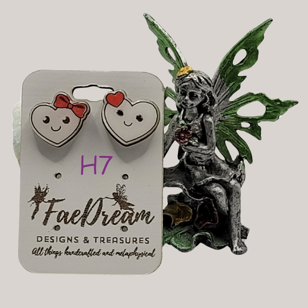 Handcrafted Valentines Day Stud Earrings - Sweet Treats Collection