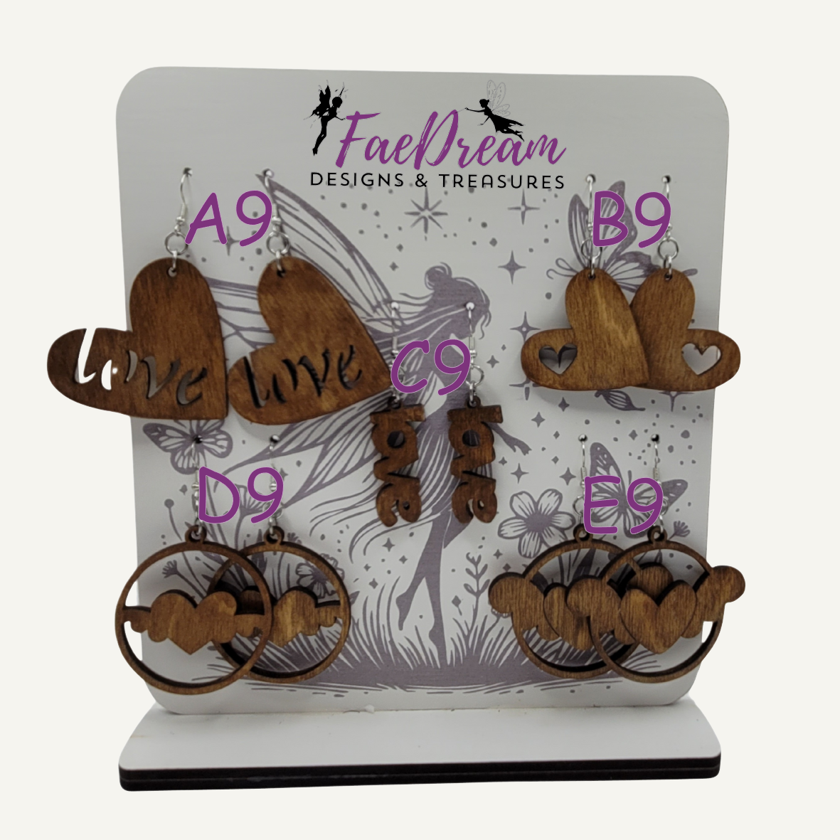 Handcrafted Valentines Day Hanging Earrings - Soul Mate Collection Part 1