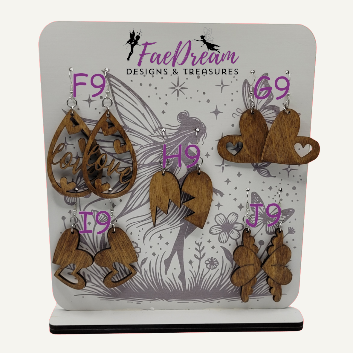 Handcrafted Valentines Day Hanging Earrings - Soul Mate Collection Part 1