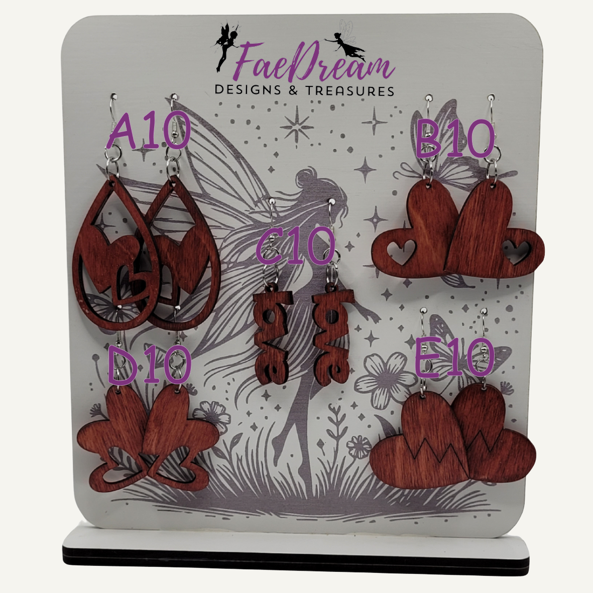 Handcrafted Valentines Day Hanging Earrings - Soul Mate Collection Part 2