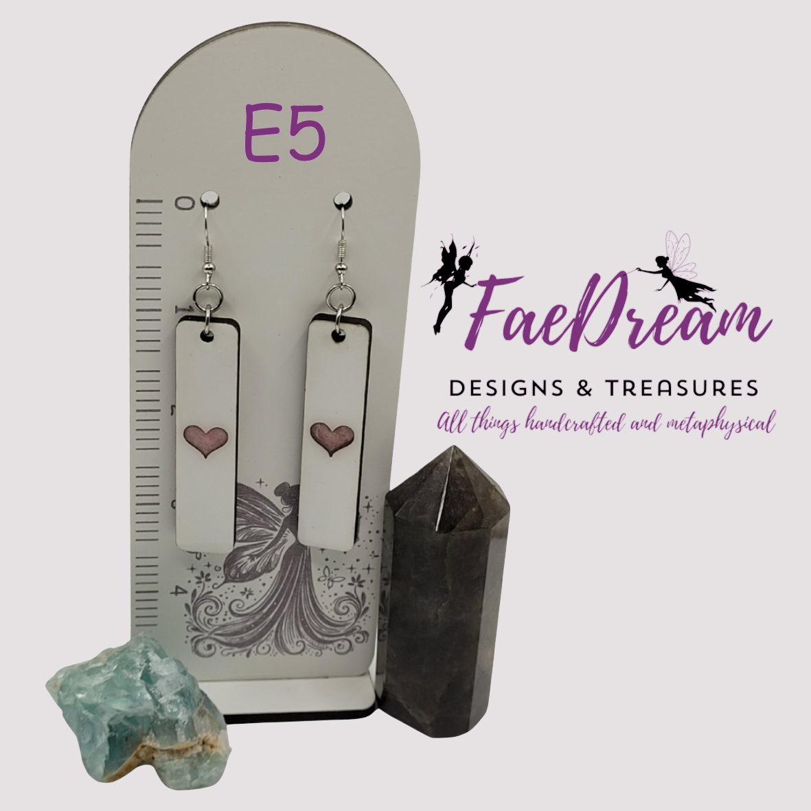 Handcrafted Valentines Day Hanging Earrings - True Love Collection