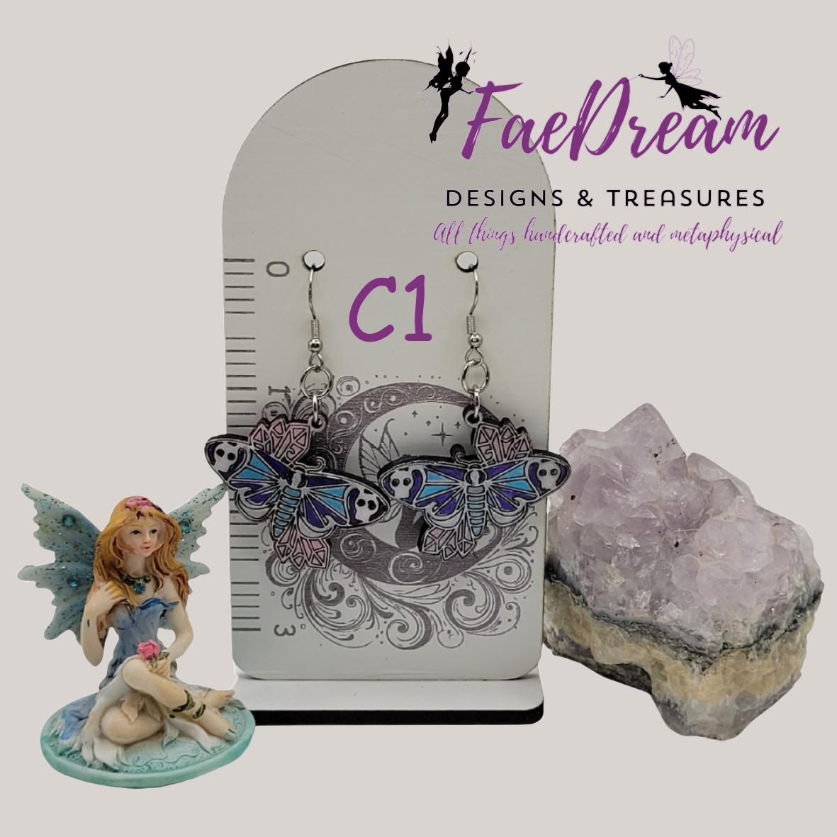 Handcrafted Mystical Earrings - Witchy Vibes Collection