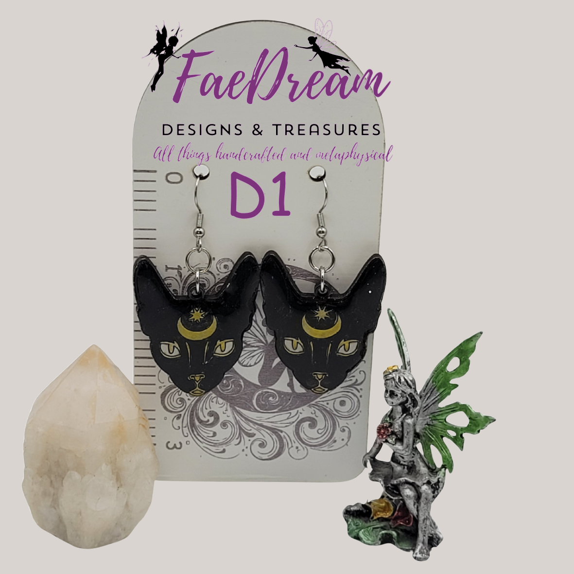 Handcrafted Mystical Earrings - Witchy Vibes Collection