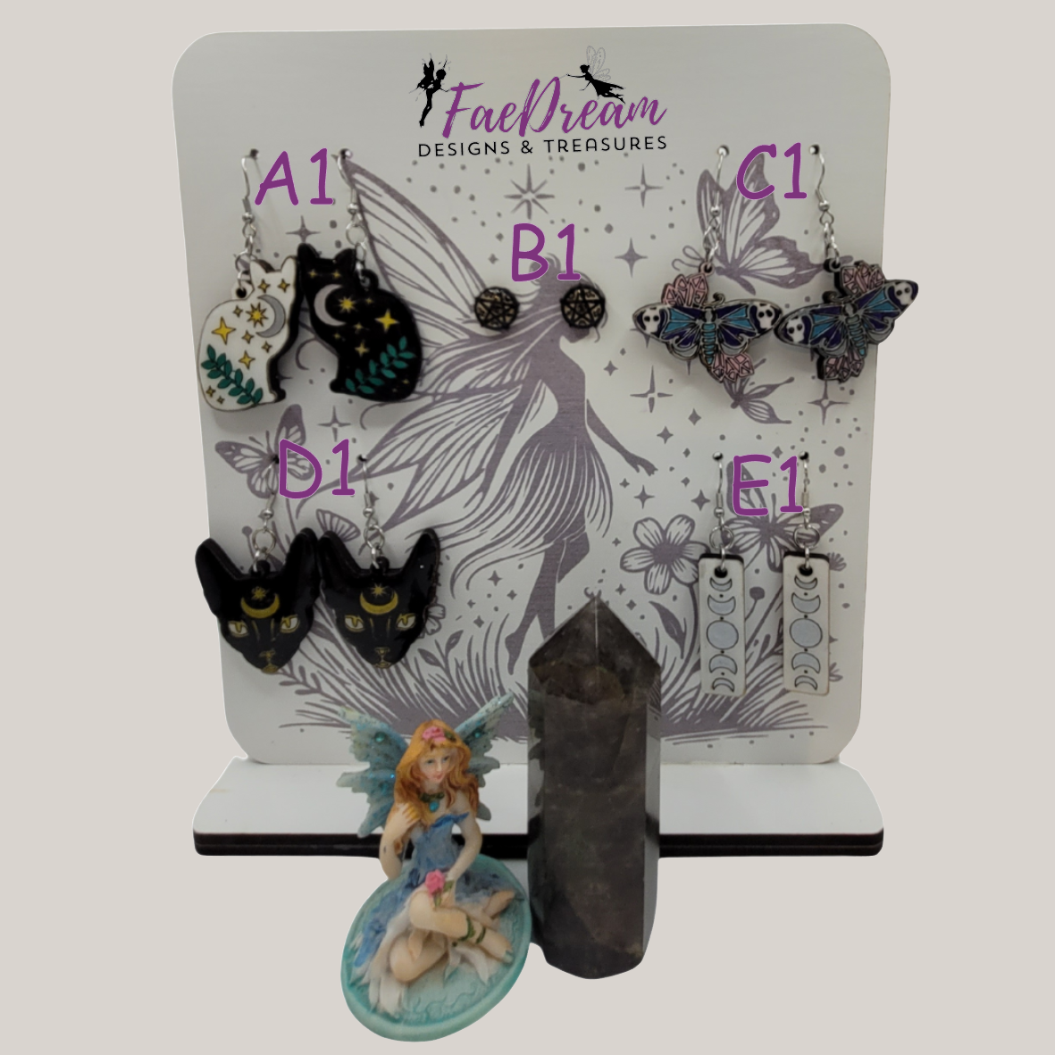 Handcrafted Mystical Earrings - Witchy Vibes Collection