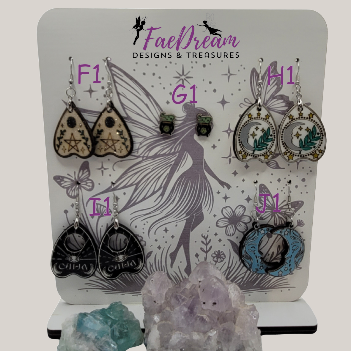 Handcrafted Mystical Earrings - Witchy Vibes Collection