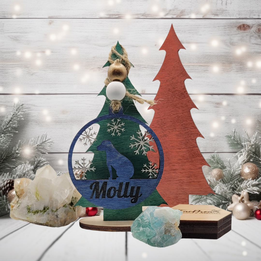 Personalized Wooden Christmas Ornaments - More than 20 Festive Styles to Choose From - Custom Christmas Tree Ornaments - Christmas Baubles