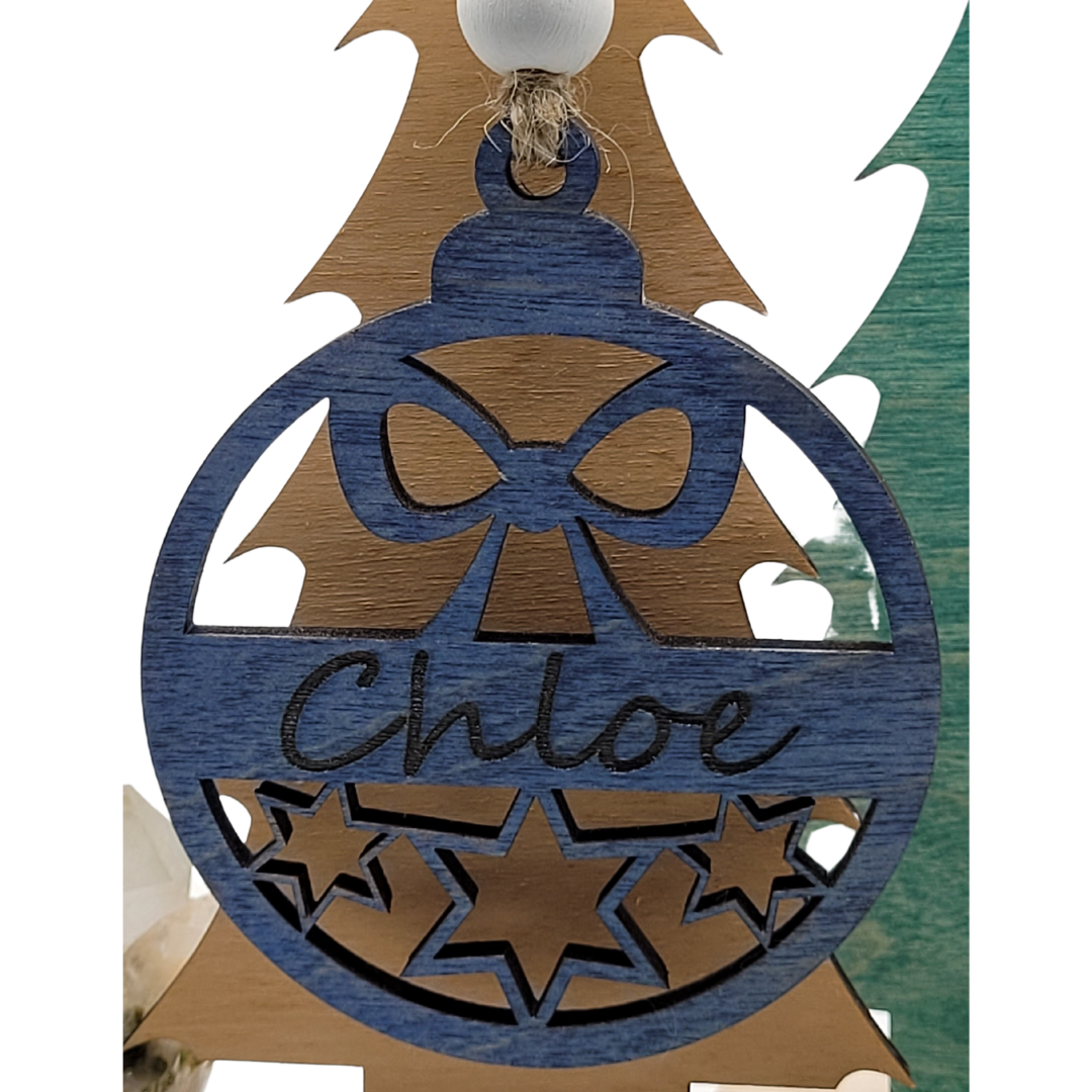 Personalized Wooden Christmas Ornaments - More than 20 Festive Styles to Choose From - Custom Christmas Tree Ornaments - Christmas Baubles