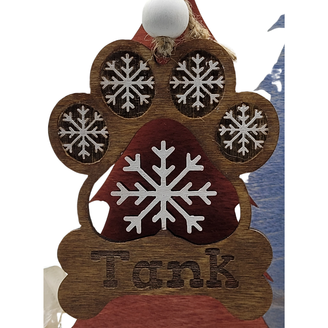 Personalized Wooden Christmas Ornaments - More than 20 Festive Styles to Choose From - Custom Christmas Tree Ornaments - Christmas Baubles